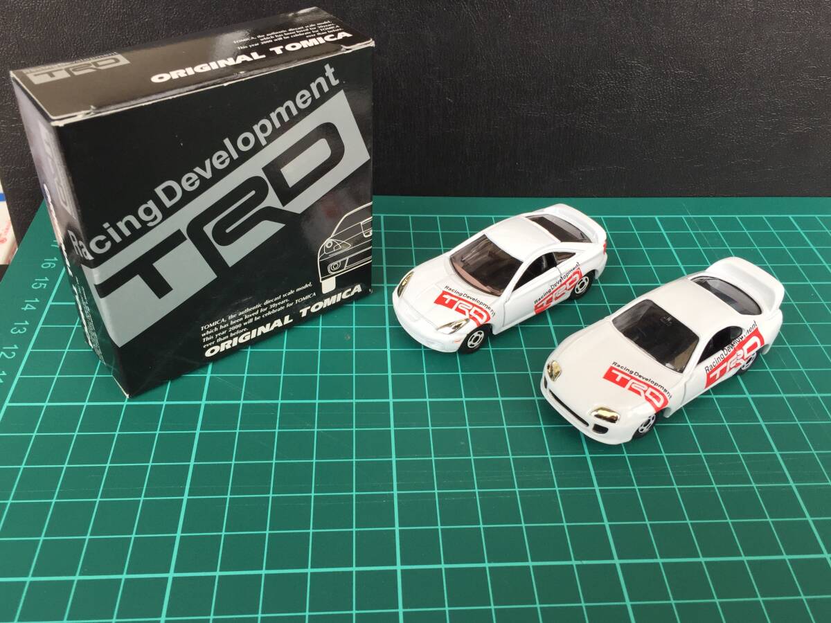 ○[ほぼ美品] トミカ TRD ２台 スープラ セリカ tomica ミニカー 送料安 コレクション★_画像1