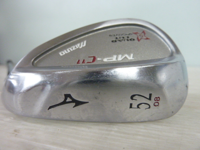 T653 Mizuno MIZUNO MP-C11 Wedge 52°/08 steel вал N.S.PRO 950GH мужчина правый выгода . Golf Club QUAD CUT GROOVES