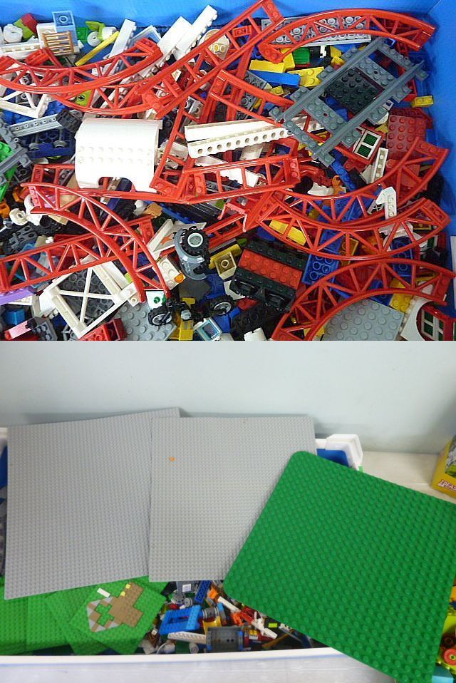 T673 ジャンク現状 レゴ LEGO ブロック パーツ 様々 まとめ 約11kg前後 大量 レゴデュプロ含む ミニフィグ マインクラフト 子供 玩具 知育_画像7