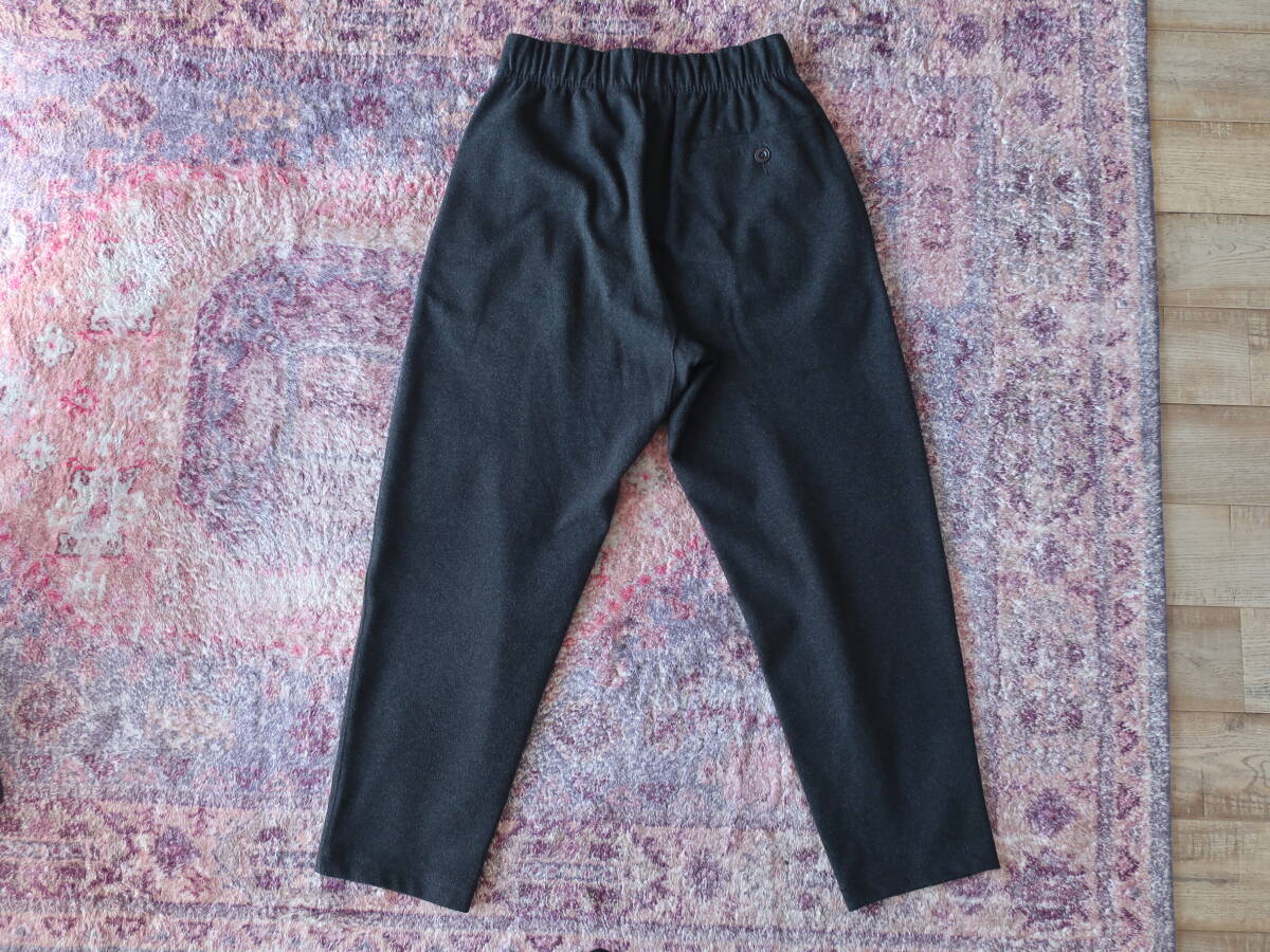 ★人気 UNIQLO U ブラッシュドジャージーパンツ ダークグレー XS ユニクロ カジュアル ブランド メンズ パンツ_画像6