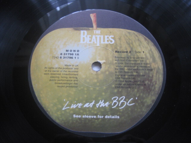 英国盤初回　LIVE　AT　BBC＋プロモ/ビートルズ_画像7