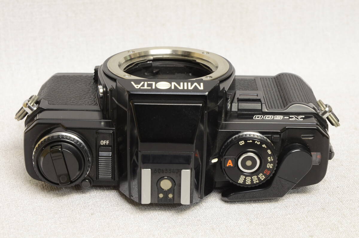 整備済み美品 MINOLTA X-500 黒 _画像3
