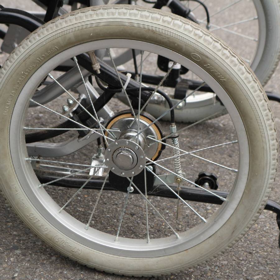 日進医療器 介助用ティルト式車椅子 座王 NAH-F5 座面幅39cm○283f14_画像5