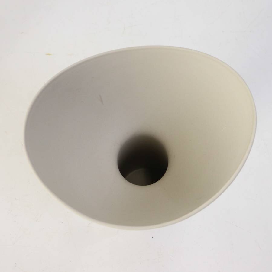 モデルルーム展示品 HUNT9 Caccia9 フラワーベース 2個セット 花瓶 花器 陶器製 白 ホワイト モダン ハントナイン カッチャ9★862v19_画像5