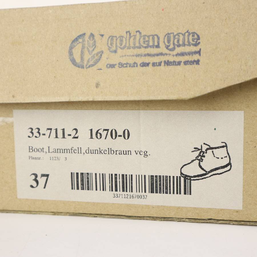 美品 golden gate 裏ボア チャッカブーツ サイズ37 約24cm ブラウン レディース★290v29_画像2