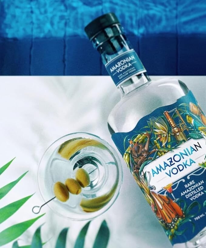 【正規品】 アマゾニアン ウォッカ AMAZONIAN GIN COMPANY 41度 700ml (ウォッカ)_画像4