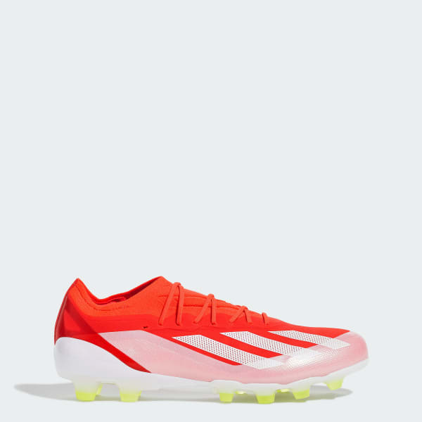 1* скорость отправка новый товар не использовался adidas X Crazyfast Elite HG/AG верх модель футбол шиповки IF0652( красный × белый )27.0CM