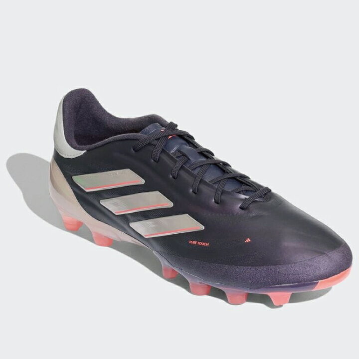 1* скорость отправка новый товар не использовался adidas COPAPURE 2 ELITE HG/AG JAN верх модель шиповки IG8712( черный / металлик / турбо )28.0CM