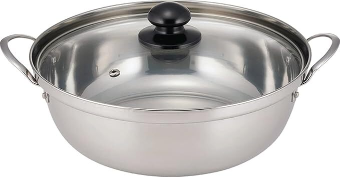 【送料無料】【未使用品】（株）カクセー 四季彩 卓上たらふく鍋 24ｃｍ 大人数でも楽しめるサイズ FSC-04_画像6