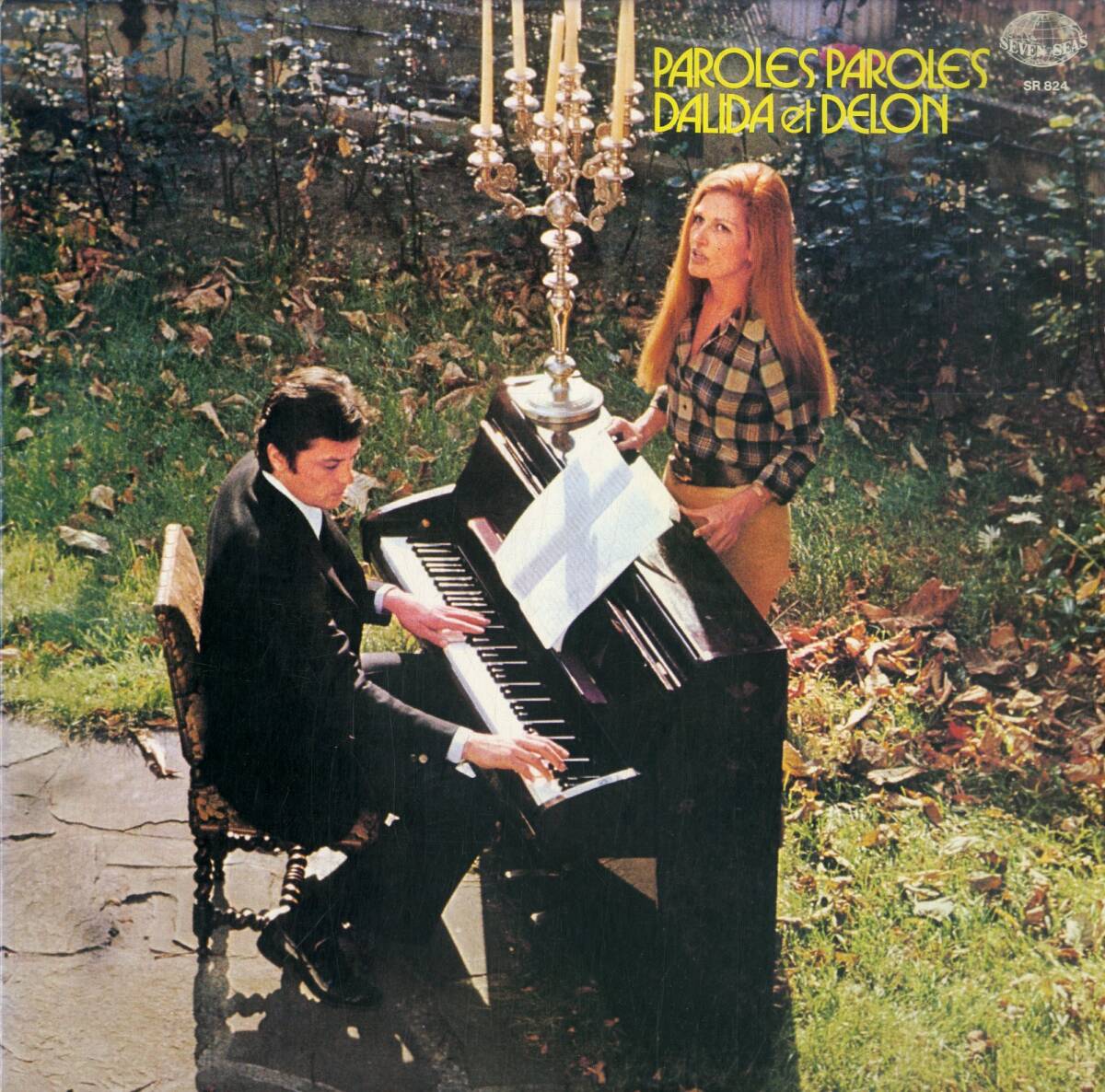 A00534835/LP/ダリダとアラン・ドロン「Paroles Paroles あまい囁き (1973年・SR-824・ヴォーカル)」_画像1