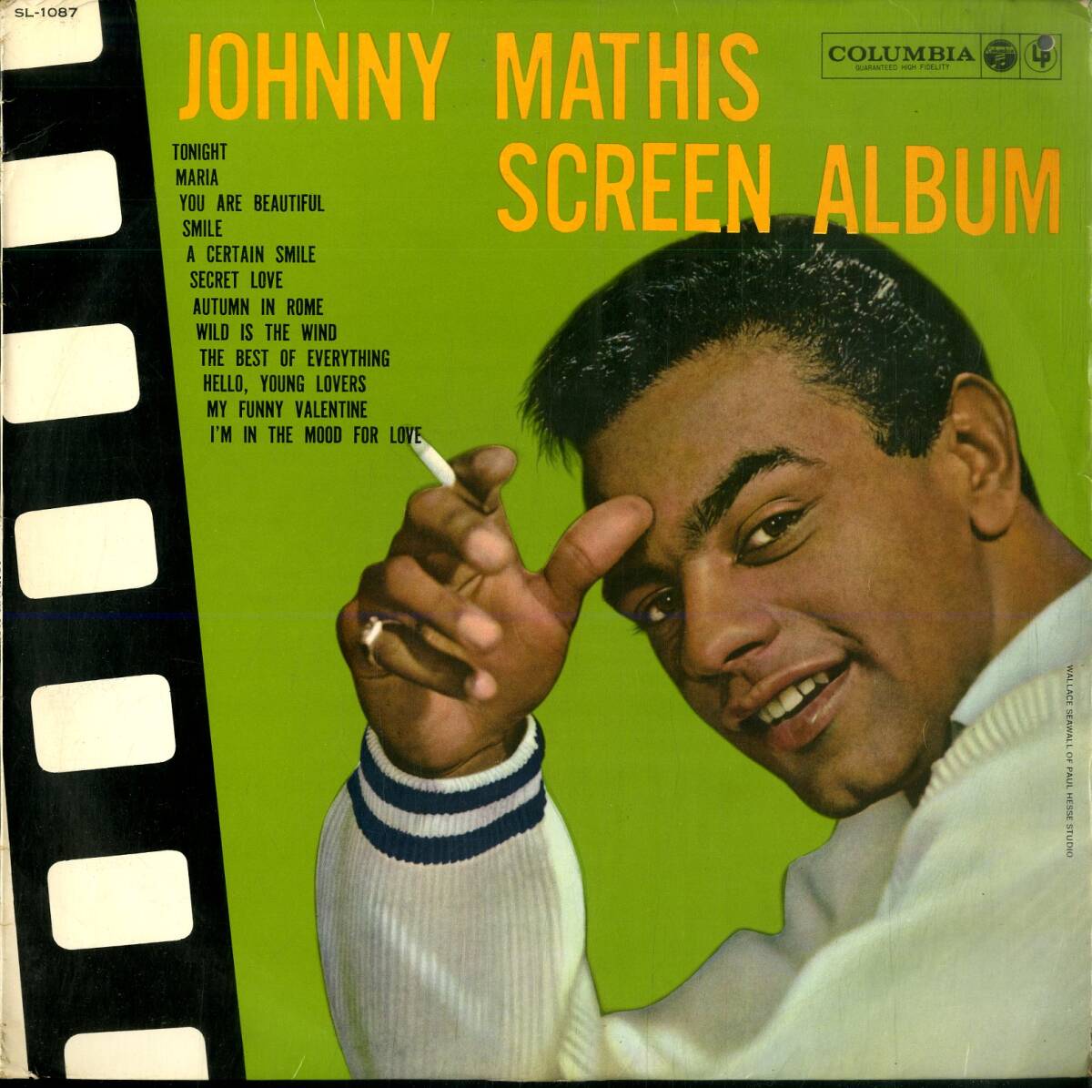 A00549875/LP/ジョニー・マティス「Johnny Mathis Screen Album スクリーン・アルバム (1962年・SL-1087・ヴォーカル) 」_画像1