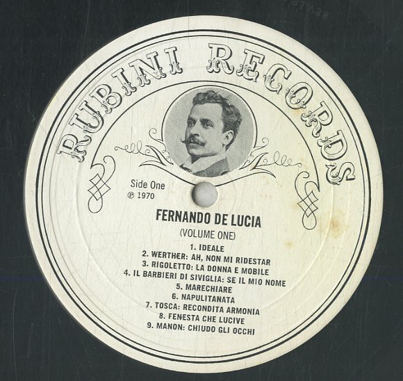 A00545968/LP/フェルナンド・デ・ルチア「Fernando De Lucia Volume One」_画像3