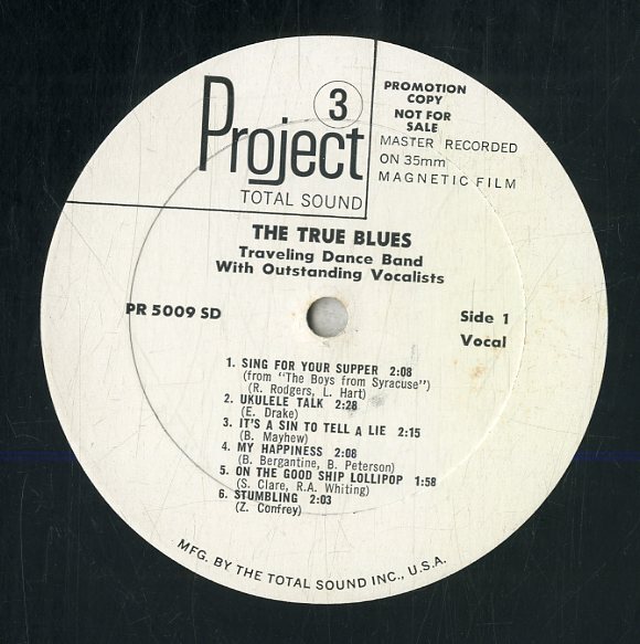 A00551242/LP/The True Blues Traveling Dance Band「With Outstanding Vocalist」_画像3