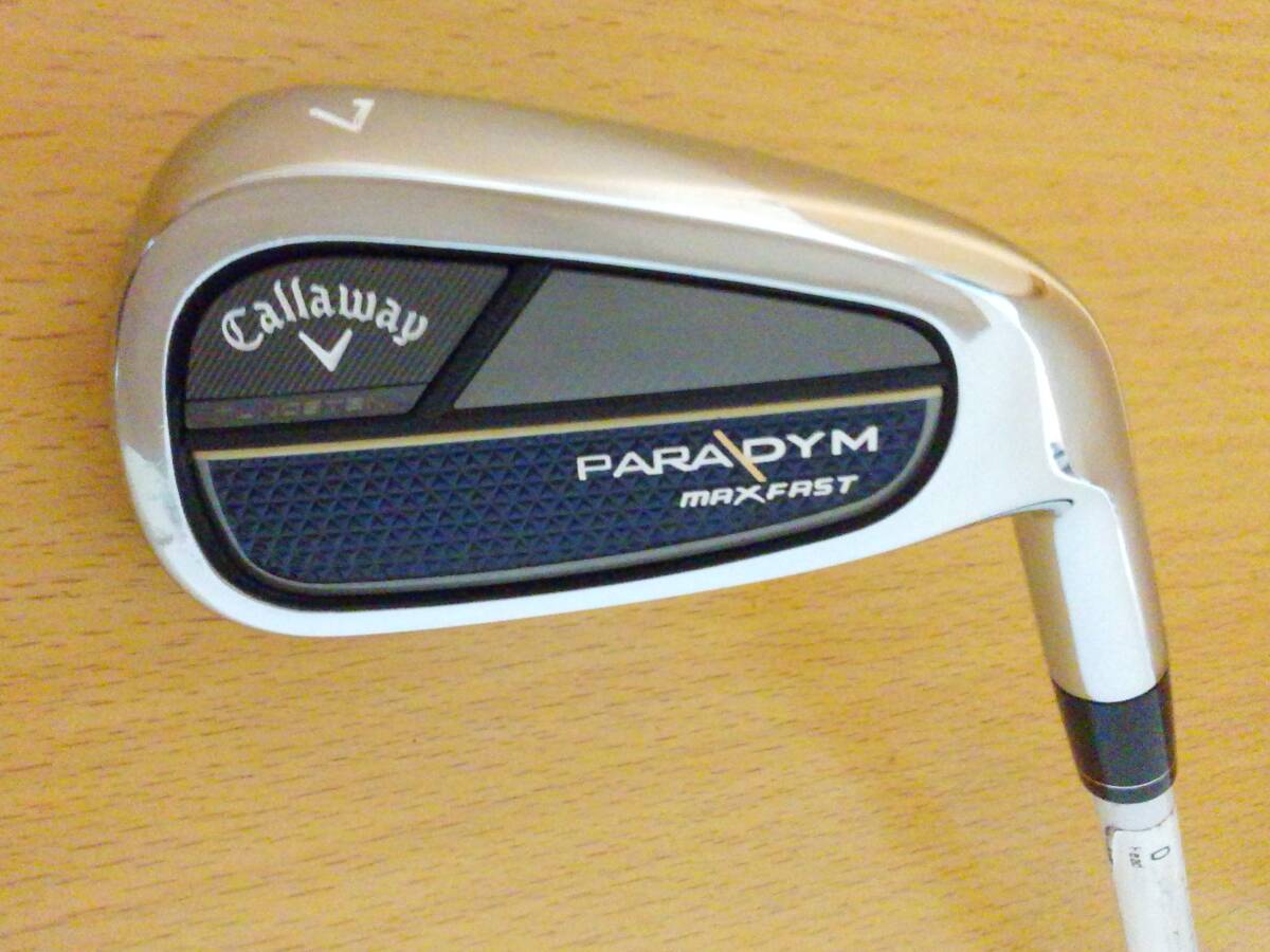 キャロウェイ CALLAWAY PARADYM MAX FAST パラダイム マックスファスト 7番アイアン 7I ELDIO for CW 40 L レディス 女性用 2023年モデル_画像1