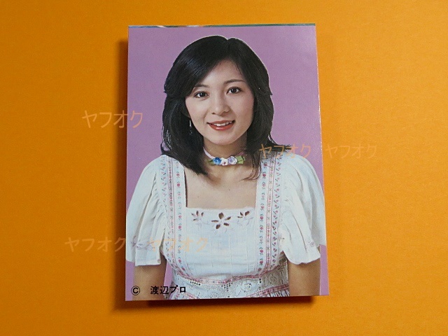  идол карта * Oota Hiromi _ фиолетовый _uj( маленький размер фотографии звезд _1970 годы _ Showa Retro * дагаси магазин * гора .)