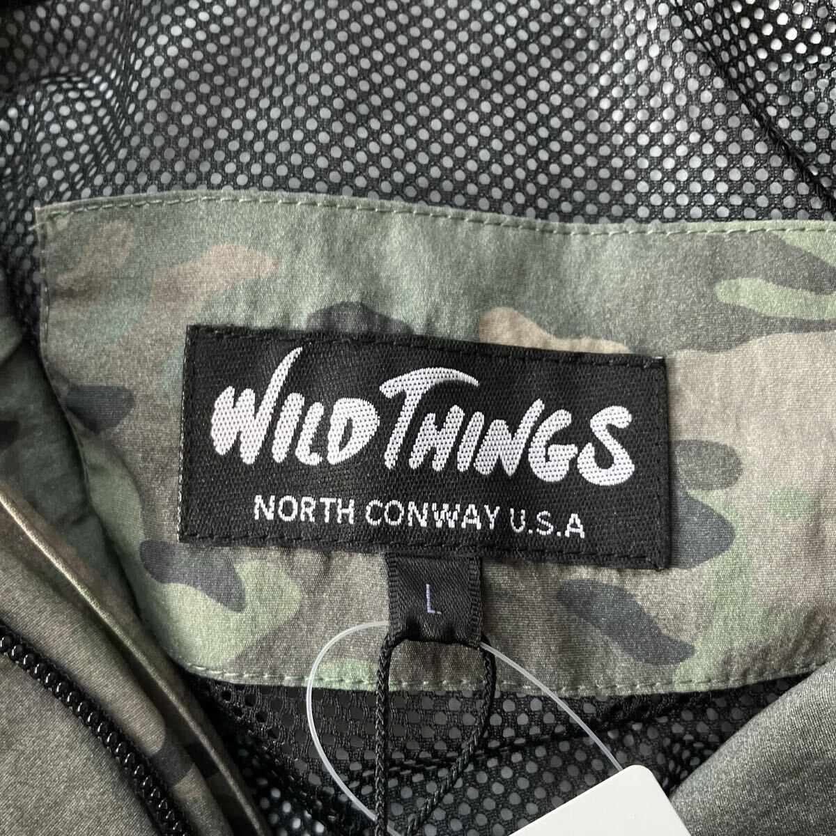 新品未使用タグ付き 定価29700円 WILD THINGS ビームス コラボ ナイロンジャケット Lサイズ ミリタリー 3642_画像10