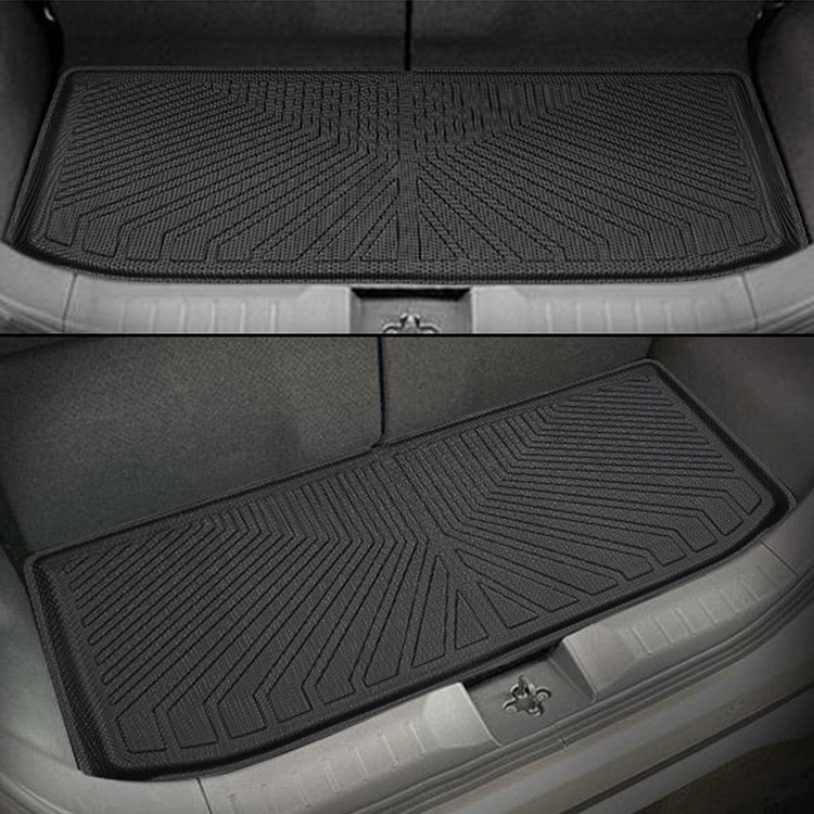 新型デリカミニ 30系 立体カーマット 3Dフロアマット 防水 滑り防止 耐汚れ TPE トランクマット 5枚セット_画像10