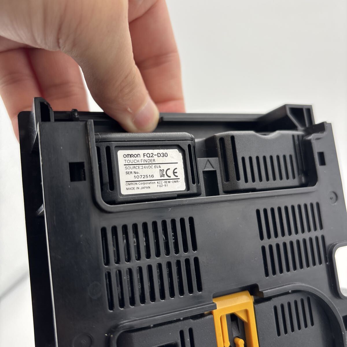 中古 オムロン OMRON FQ2-D30 タッチパネル 3.5インチ TFT カラー LCD Ethernet対応 画像 測定データ タッチファインダー_画像4