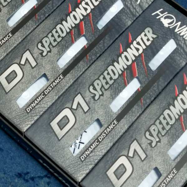 即決 2ダース 送料込み ホンマ ゴルフ ボール D1 スピードモンスター ホワイト  SPEED MONSTER 新品 2025年10月購入_画像2