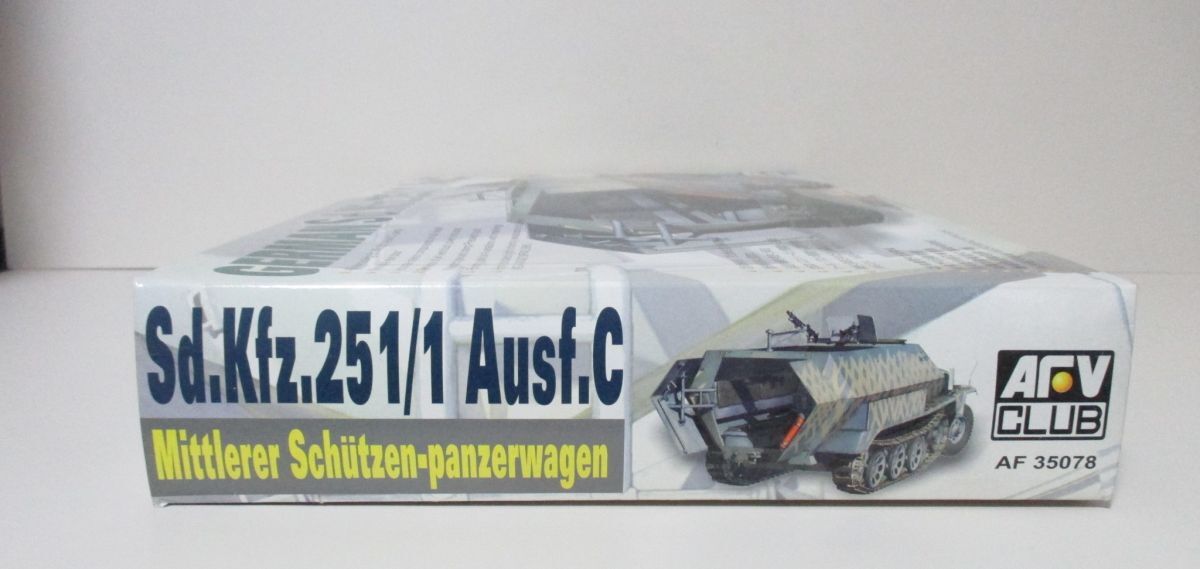 P802230K 未組立 AFV CLUB 35078 1/35 GERMAN Sd.Kfz.251/1 Ausf.C 兵員輸送車 限定版 ドイツ軍 プラモデル◆1010_画像9