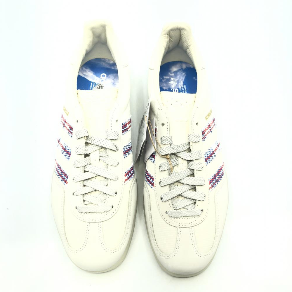 [ б/у ]Alwayth×adidas Originals Gazelle Indoor White 28cm IH7608oru way z× Adidas [240017633363]