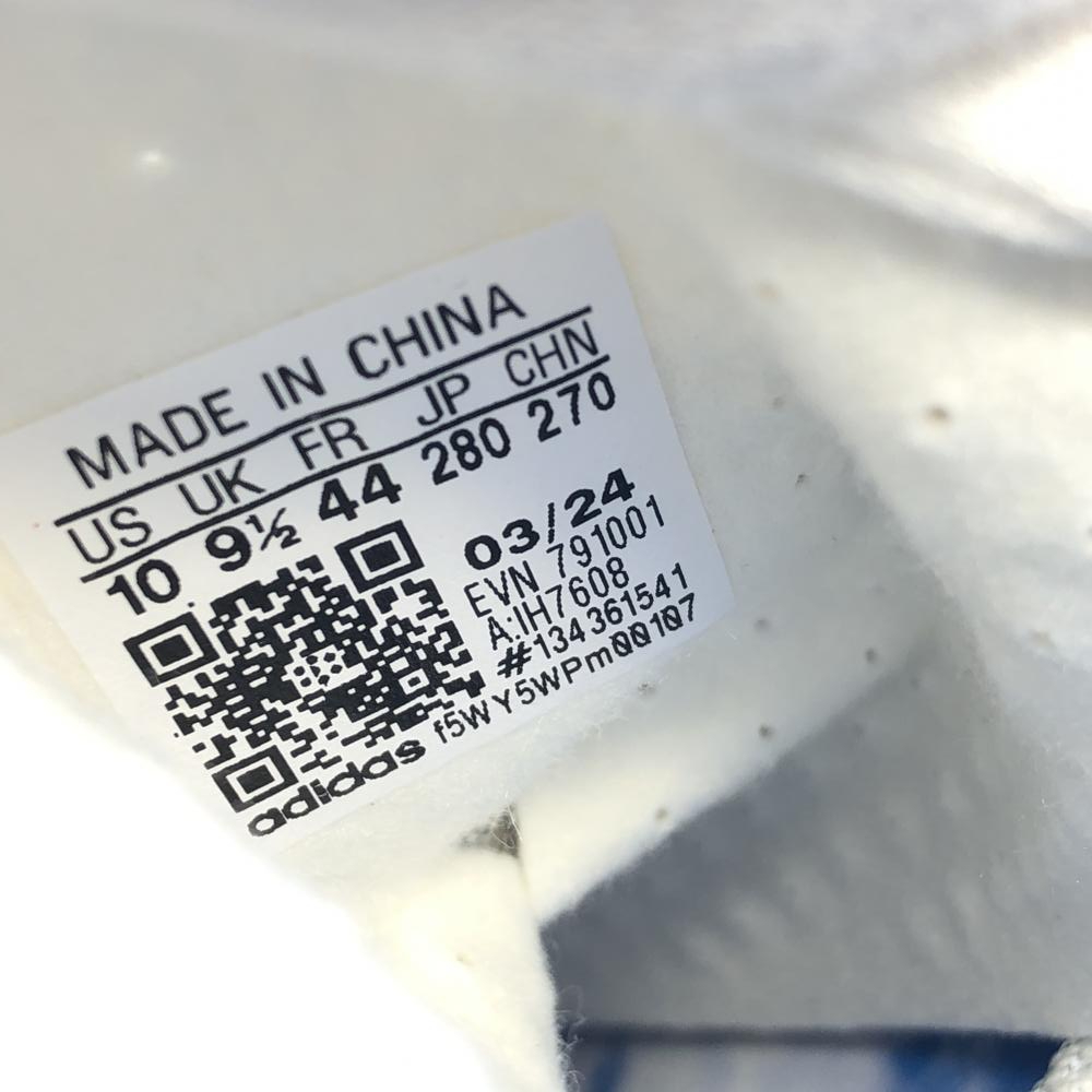 [ б/у ]Alwayth×adidas Originals Gazelle Indoor White 28cm IH7608oru way z× Adidas [240017633363]