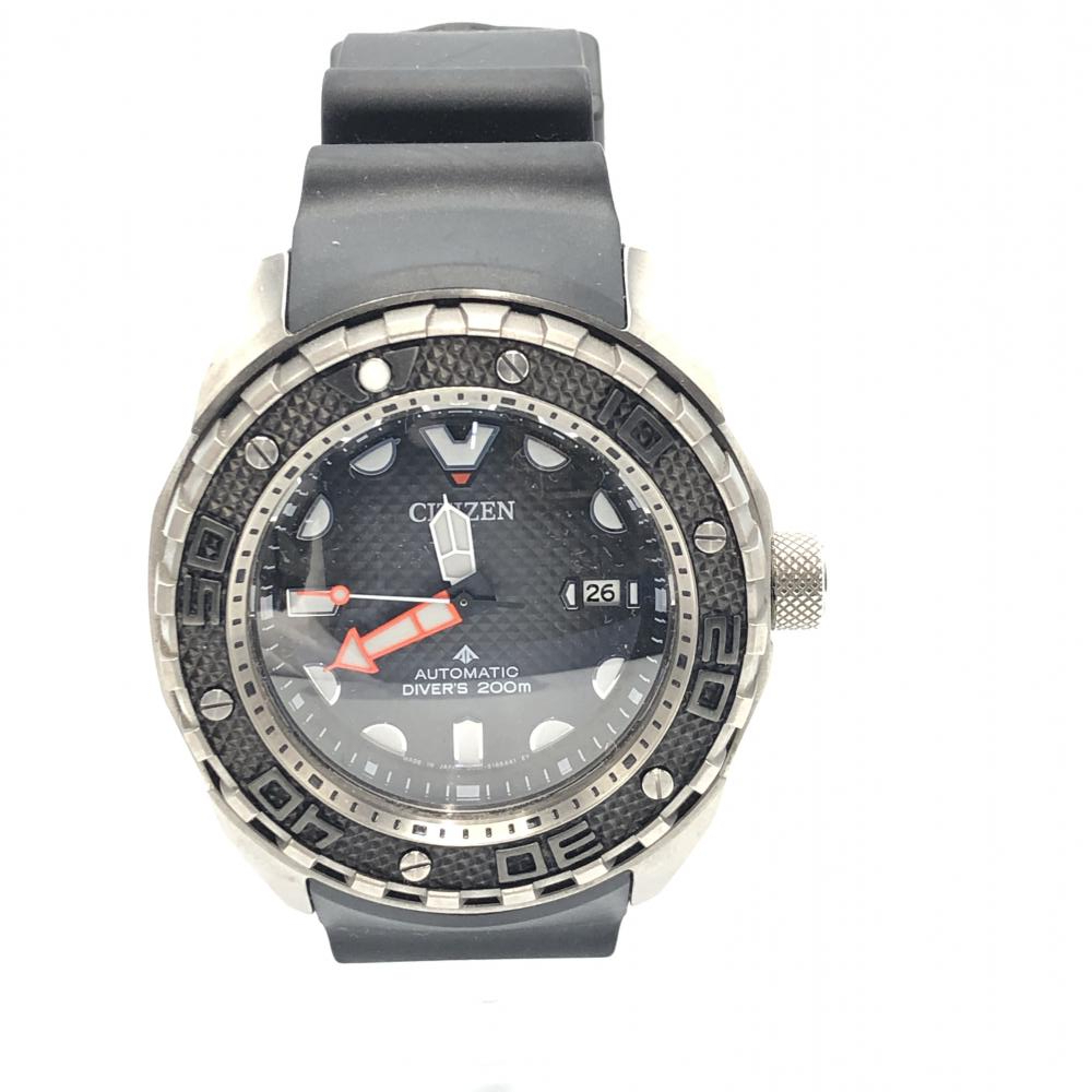 【中古】CITIZEN プロマスター マリンシリーズ　NB6004-08E　ブラック　シチズン[240017659538]_画像1