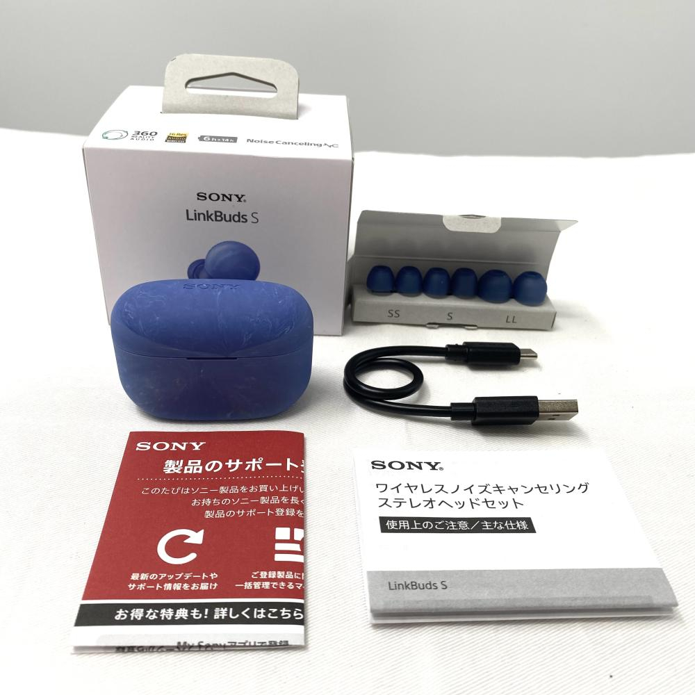 【中古】フルワイヤレスイヤホン LinkBuds S アースブルー WF-LS900NLC[240017654412]_画像6
