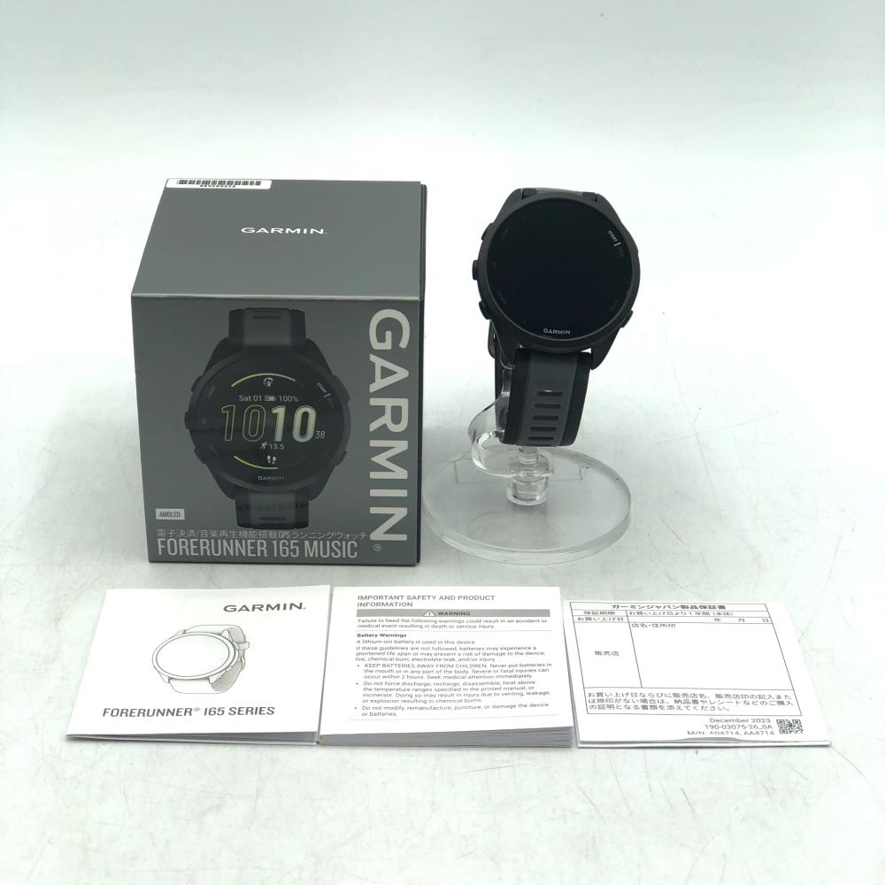 [ б/у ]GARMIN Forerunner 165 Music бег GPS смарт-часы BlackGray 010-02863-90[240017713089]