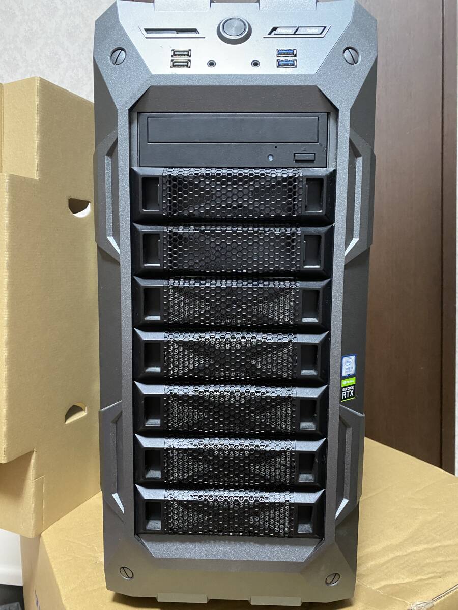 中古ゲーミングPC Z390 phantom gaming4 Intel i9-9900K 3.6GHz RTX2070SUPER メモリ48GB SSD 1.25TB ATXフルタワーRGone 動(dòng)作確認(rèn)済み