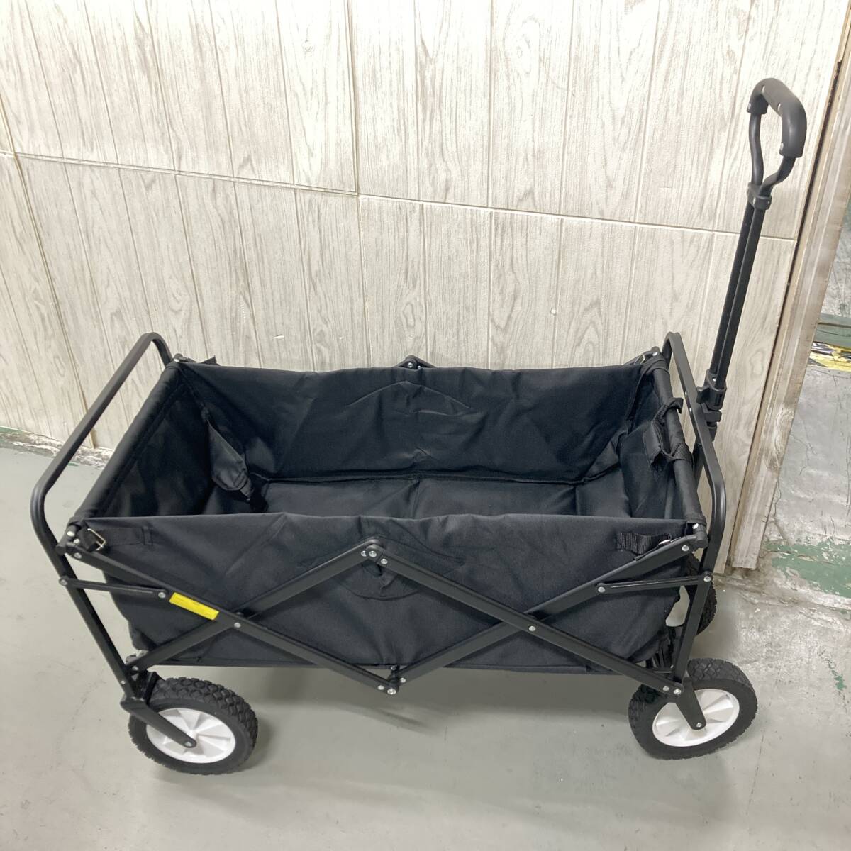 【美品】キャリーワゴン カート 折りたたみ式 耐荷重68kg 大容量 軽量 子供連れ キャンプ ピクニック アウトドア 台車 レジャー用品_画像1