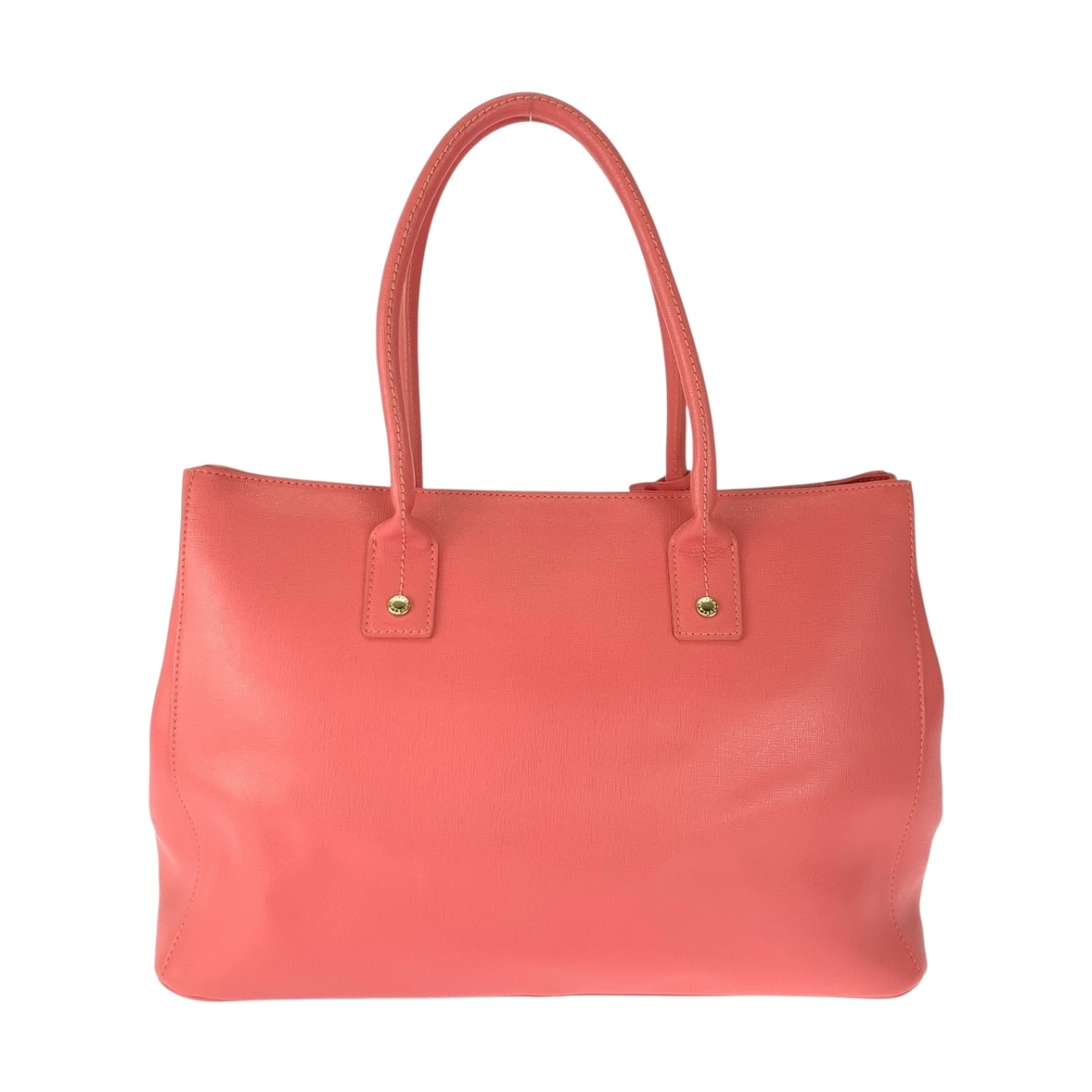 美品 Furla フルラ リンダ ピンク ゴールド金具 PVC トートバッグ ショルダーバッグ レディース 505383_画像2