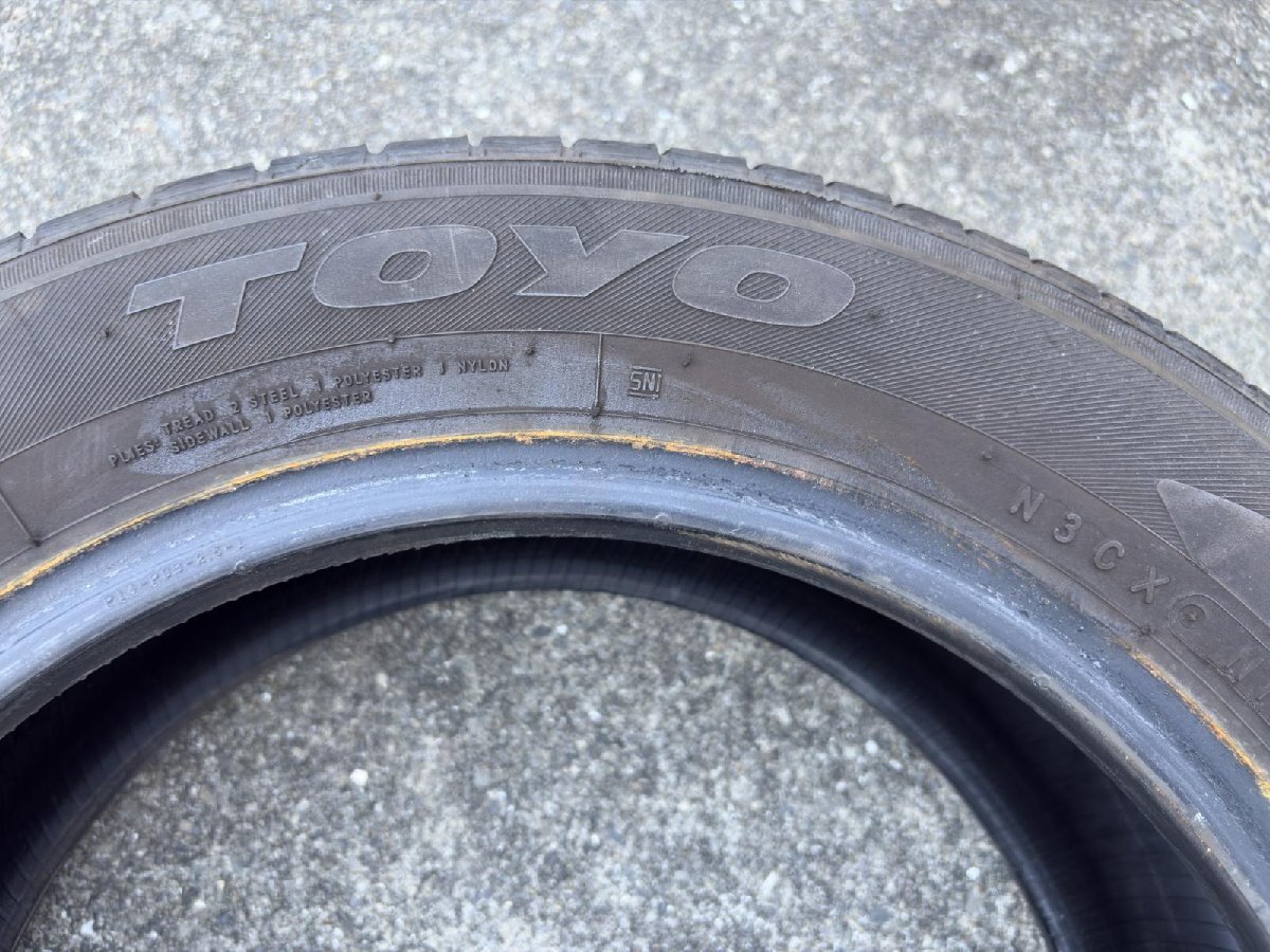251021-タ7 送料無料 TOYO TRANPATH mpZ 165/65R14 2021年 バリ山1本のみ_画像2
