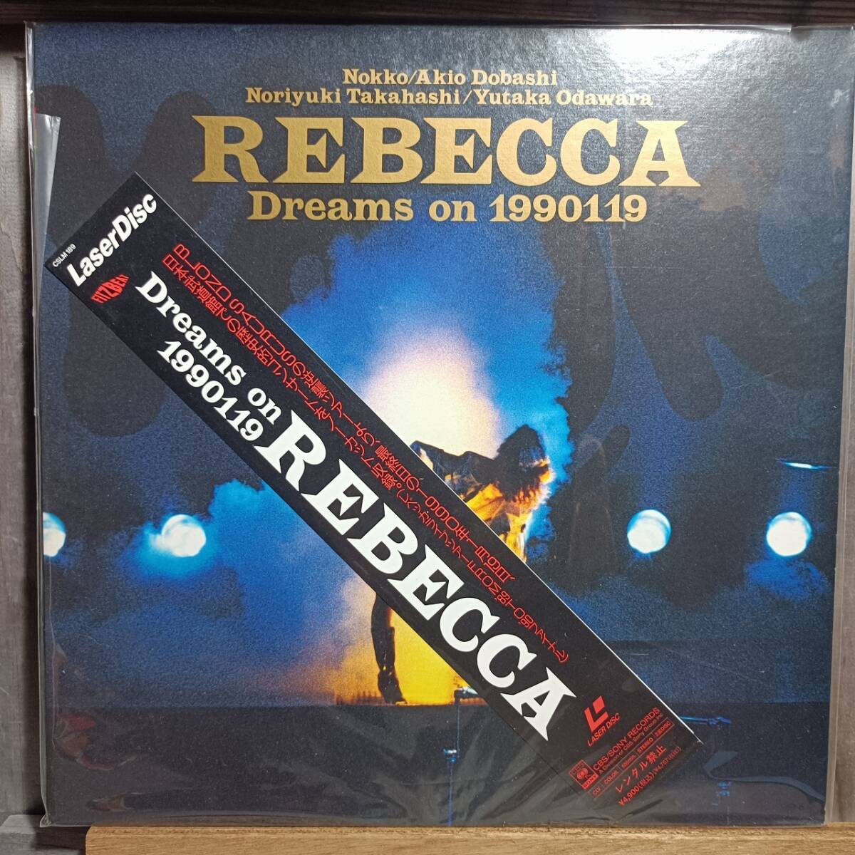 LD8-4　レーザーディスク　レベッカ　REBBECA/DREAMS ON 1990119_画像1