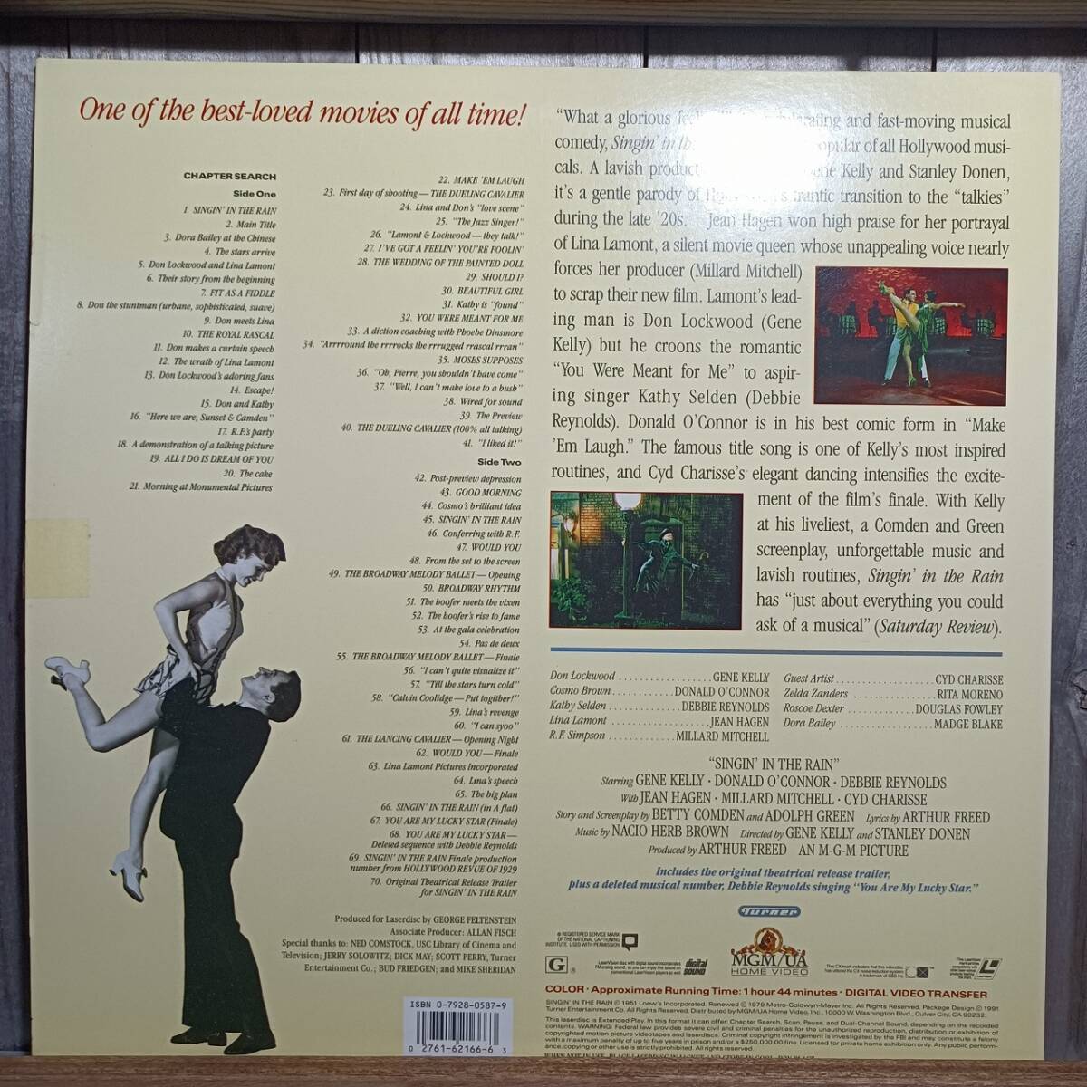 LD15-4 лазерный диск дождь .... Gene * Kelly английская версия 