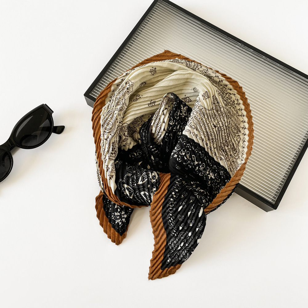 [MZ-02] новый товар .. форма плиссировать шарф 70cm палантин осень-зима шея шарф хлопок лен Touch украшение шарф 