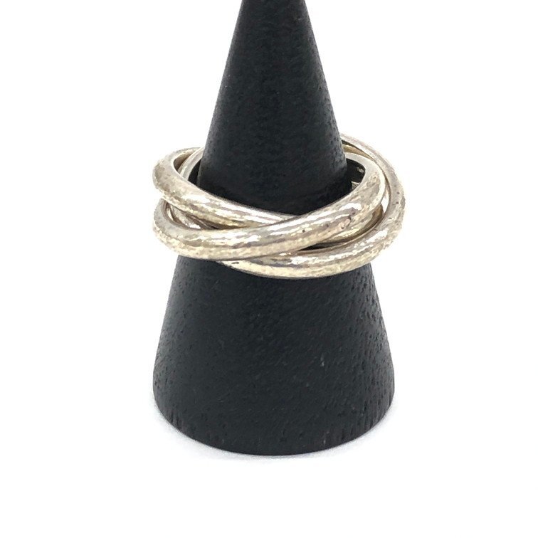TIFFANY＆Co. ティファニー 指輪 リング トリニティ 925 サイズ11号 総重量9.24g【DJAJ9020】の画像1