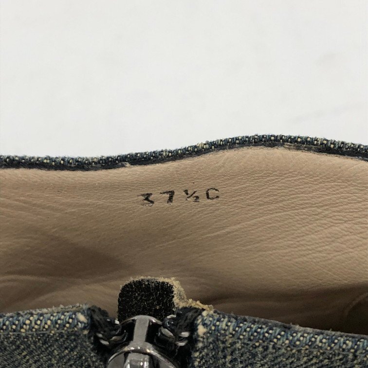 CHANEL　シャネル　レディース　ショートブーツ　サイズ37 1/2 C【DJAS7060】_画像9