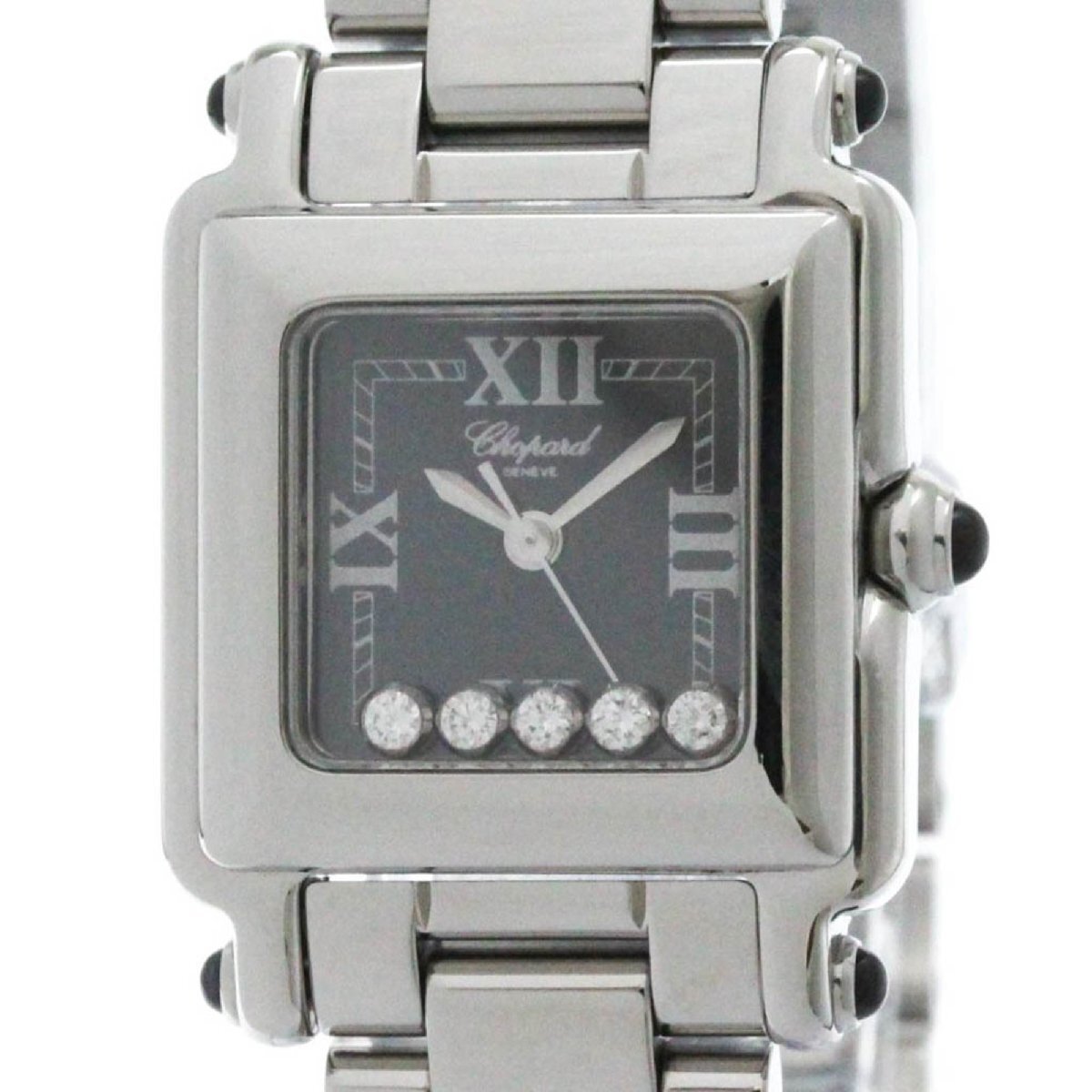 ショパール(Chopard) ハッピースポーツ クォーツ ステンレススチール(SS) レディース ドレス/フォーマル 27/8893-23_画像1