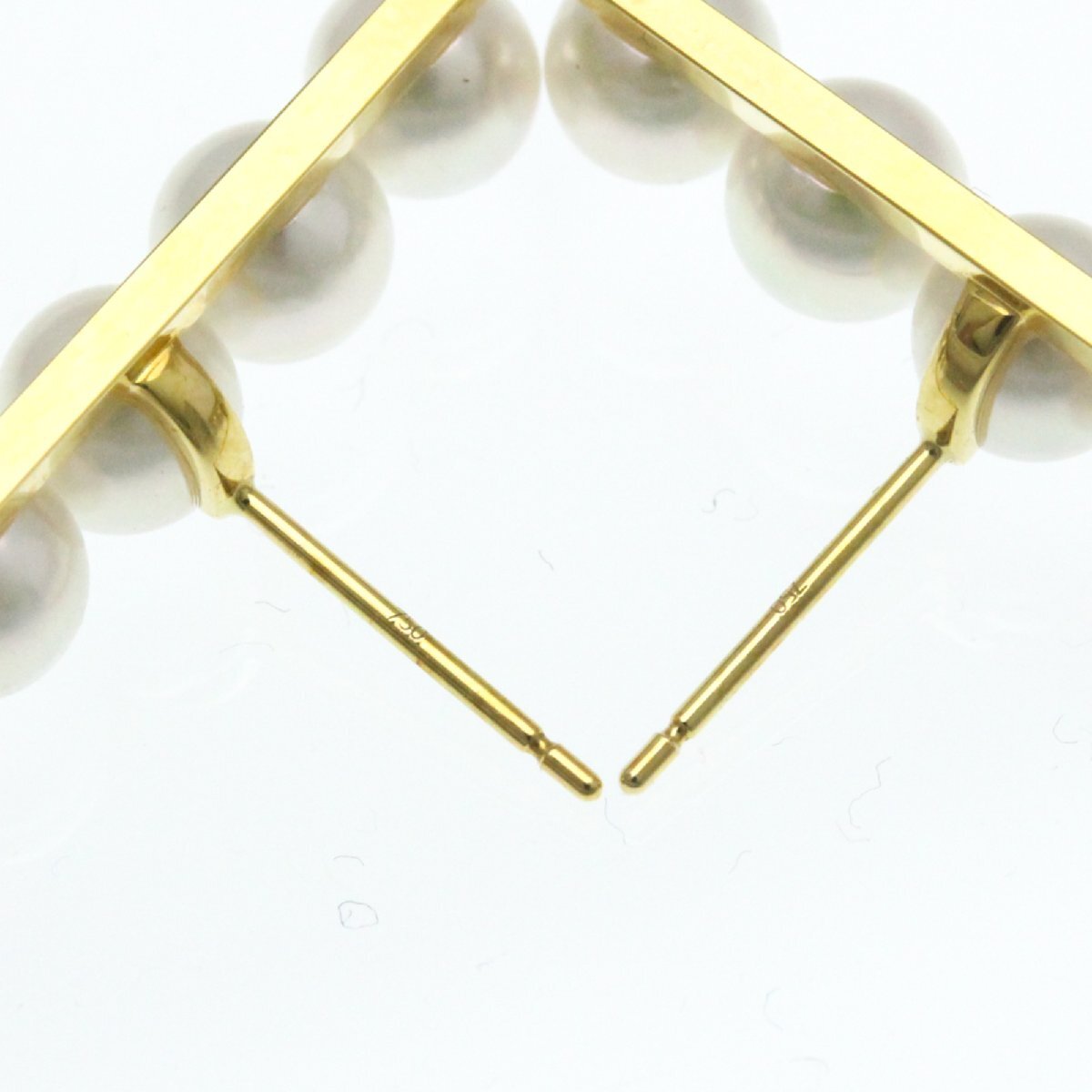 田崎真珠(TASAKI) バランス プラス ピアス 真珠 K18イエローゴールド(K18YG) スタッドピアス ゴールド_画像9