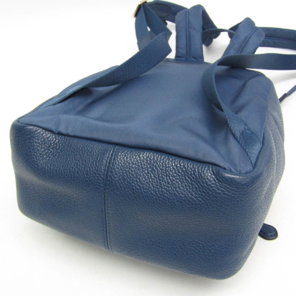 コーチ(Coach) チャーリー ペブルレザー ミニ F38263 レディース レザー リュックサック ブルー_画像4