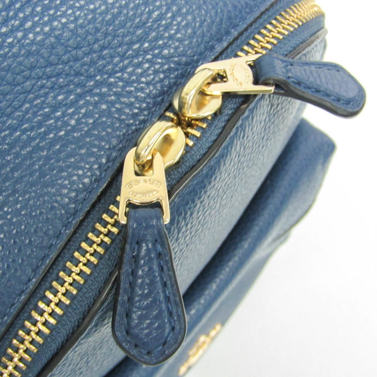 コーチ(Coach) チャーリー ペブルレザー ミニ F38263 レディース レザー リュックサック ブルー_画像6