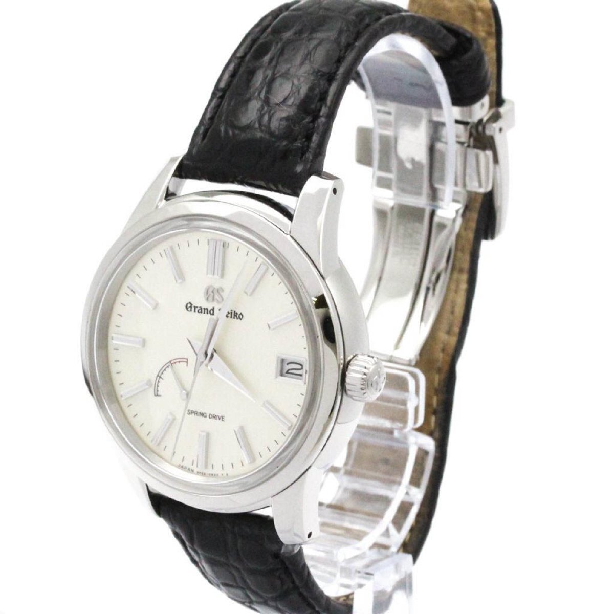 グランドセイコー (GRAND SEIKO) SBGA293 スプリングドライブ ステンレススチール レザー メンズ 時計_画像2