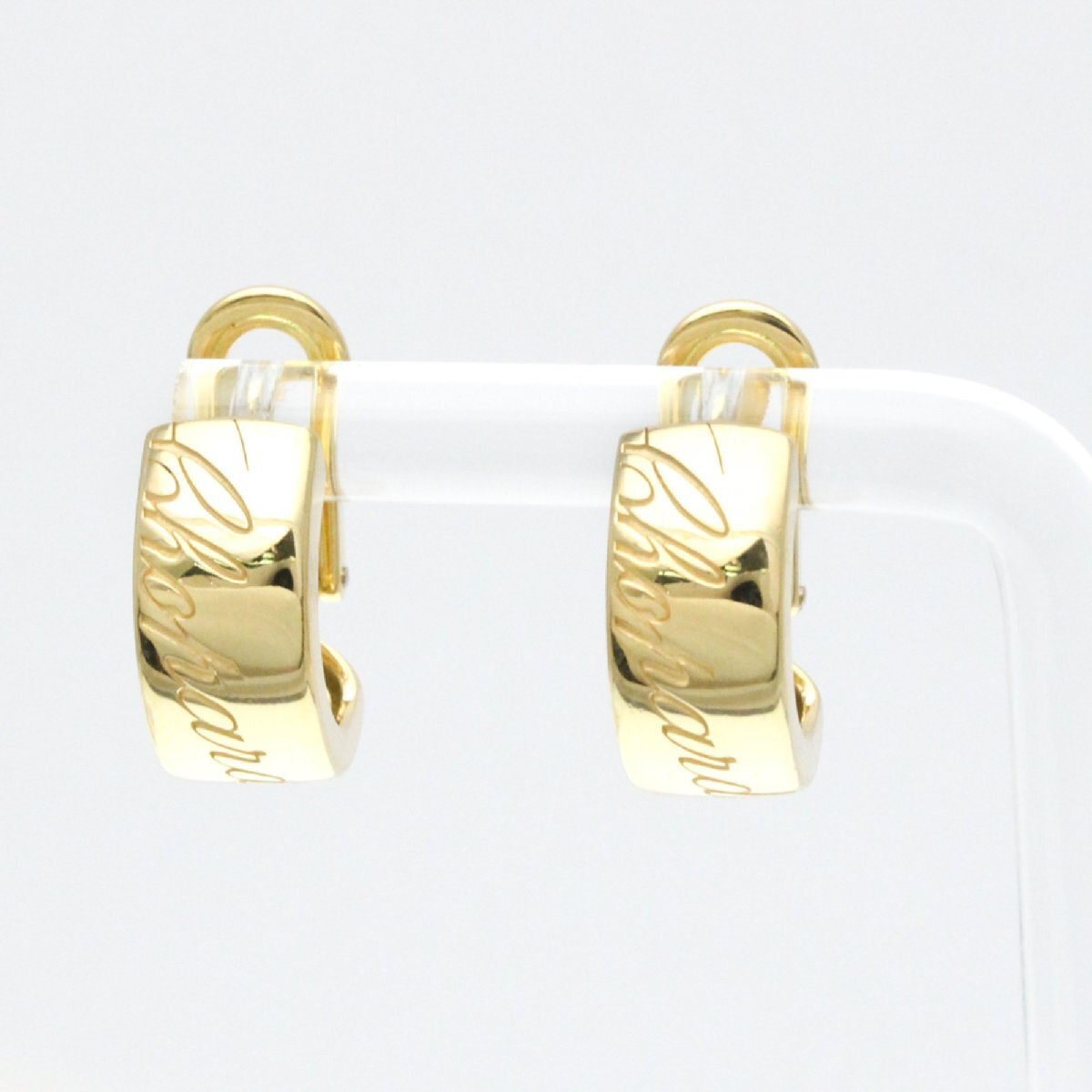 ショパール(Chopard) ショパールディッシモ 837031 無し K18イエローゴールド(K18YG) ハーフフープピアス_画像1