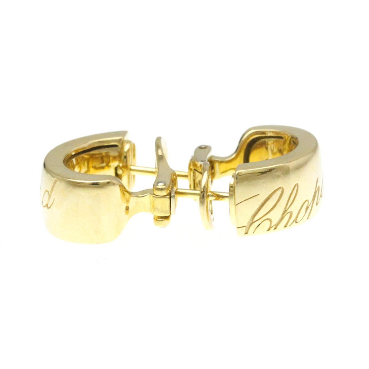 ショパール(Chopard) ショパールディッシモ 837031 無し K18イエローゴールド(K18YG) ハーフフープピアス_画像5