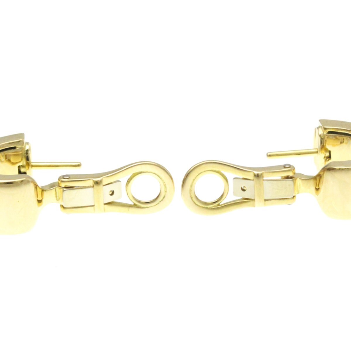 ショパール(Chopard) ショパールディッシモ 837031 無し K18イエローゴールド(K18YG) ハーフフープピアス_画像7