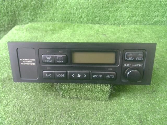 クラウン エアコン スイッチパネル GF-JZS151 JZS155 GS UZS ロイヤルサルーン 1JZ-GE 051 55902-30160 中古動作品_画像1