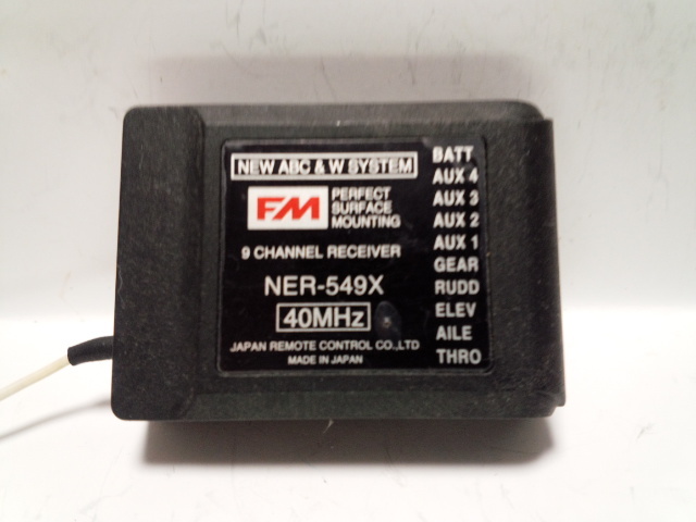 JR 製 9ch FM 受信機 NER-549X 40MHz_画像1