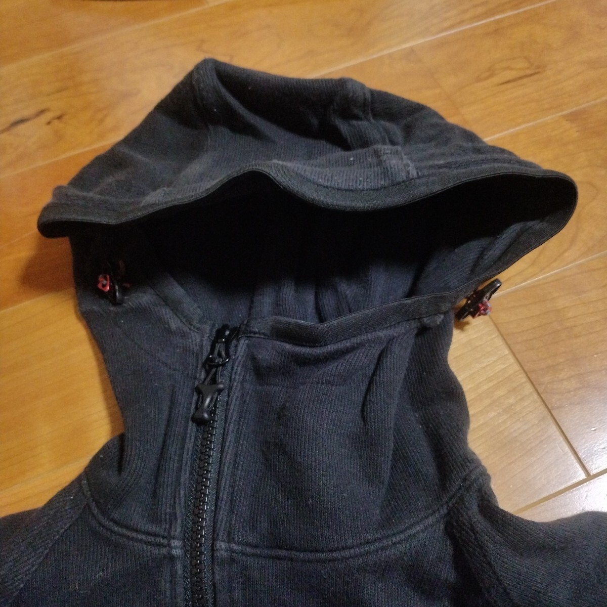 貴重 入手困難 正規品 クレッタルムーセン KLATTERMUSEN フードパーカー オーガニックコットン XS 黒 アメカジ アウトドア カジュアル _画像8