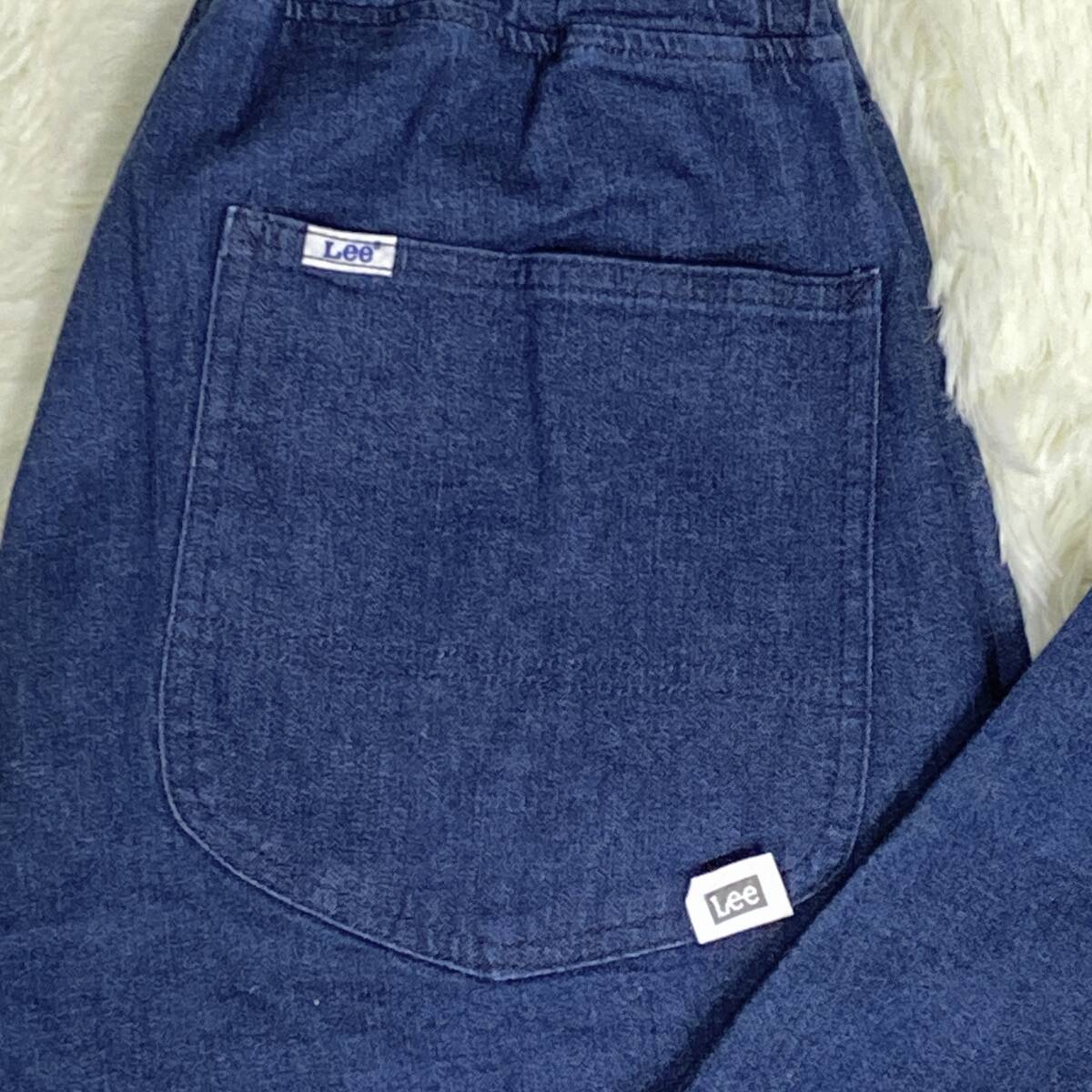 美品 Lee リー LM5807 イージーパンツ フリージー FLeeasy フリーサイズ LM5807 ストレッチパンツ STRECH ネイビー NAVY デニム DENIME_画像2